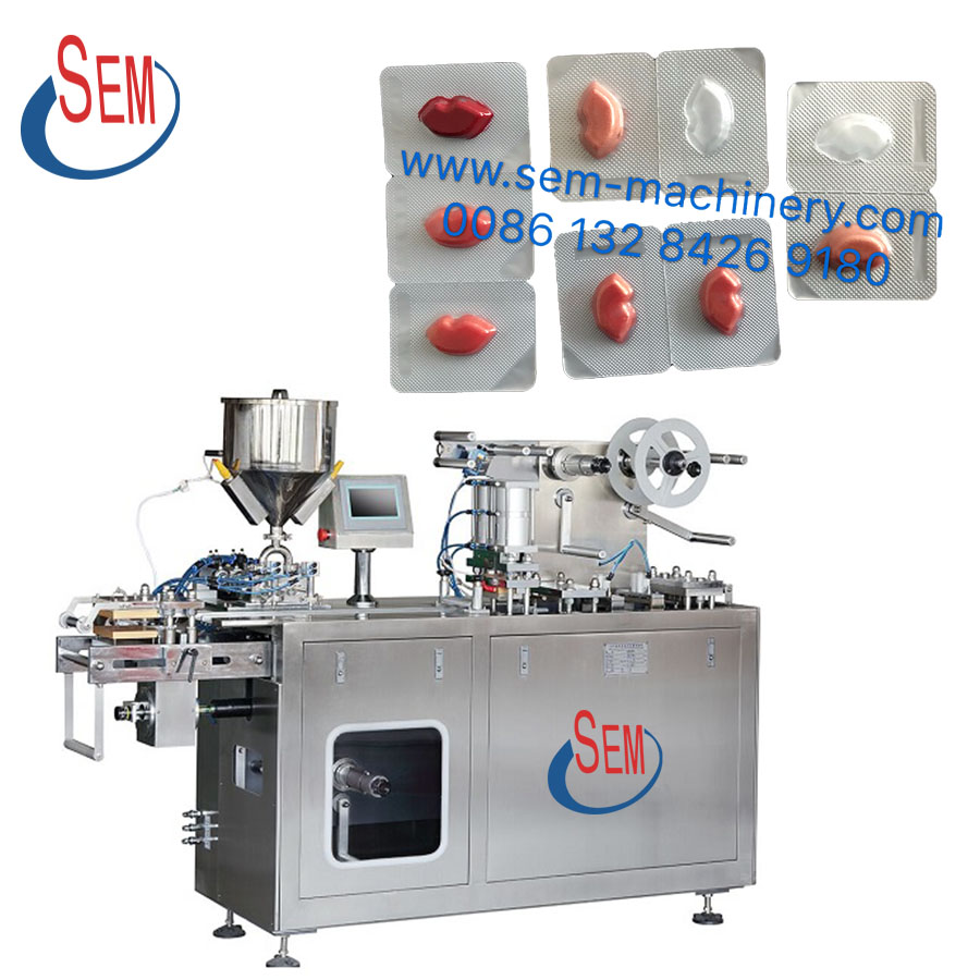 DPP140 Small blister liquid filling automatic chocolate blister packing machine DPP140 Small blister liquid filling automatic chocolate blister packing machine