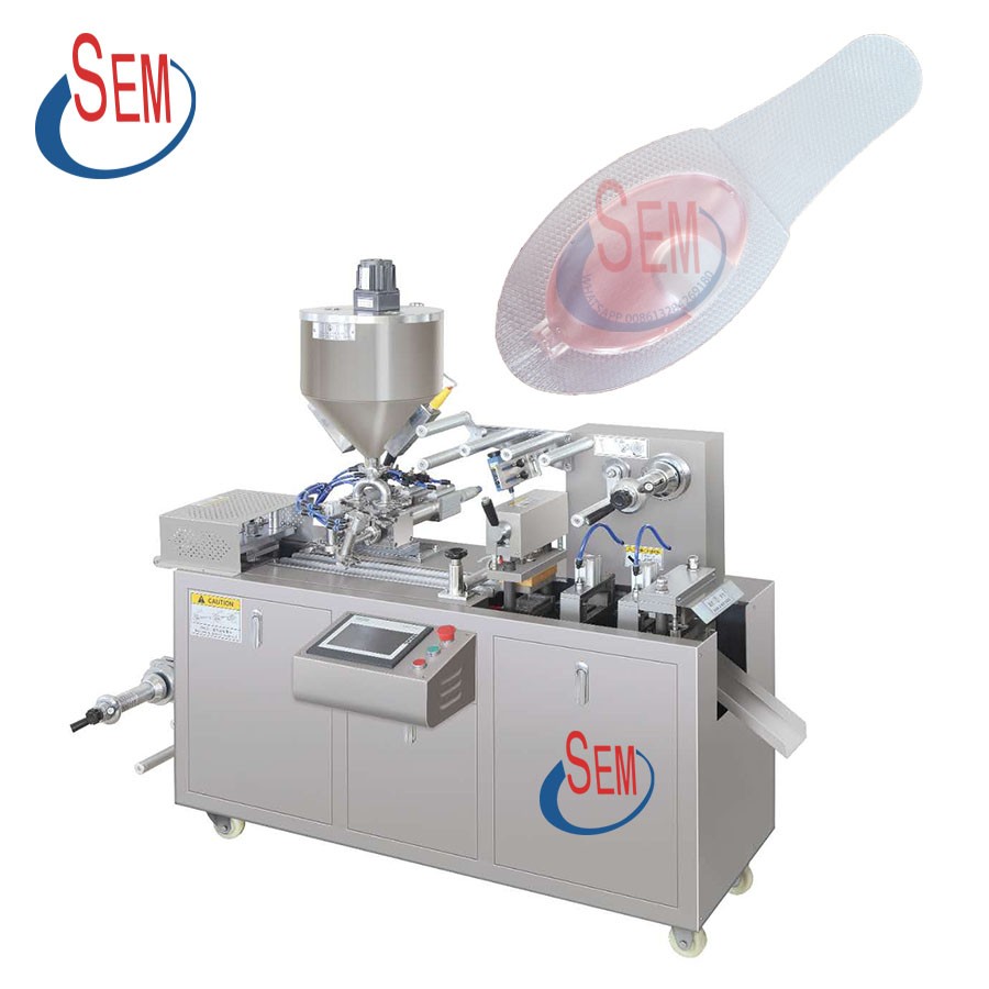 DPP 80 Automatic liquid filling small blister packing machine for jam DPP 80 Automatic liquid filling small blister packing machine for jam