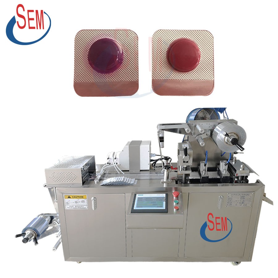 Aluminum plastic 20 grams honey packing blister machine with peristaltic pump Aluminum plastic 20 grams honey packing blister machine with peristaltic pump