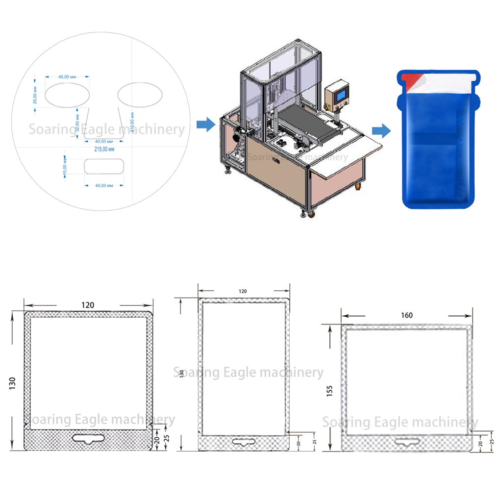 Automatic High Speed Facial Mask Folding Machine, Mask Packing Machine